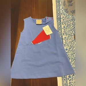 The Beaufort Bonnet Company- Clementine Jumper Megaphone Barbados Blue-2T NWT